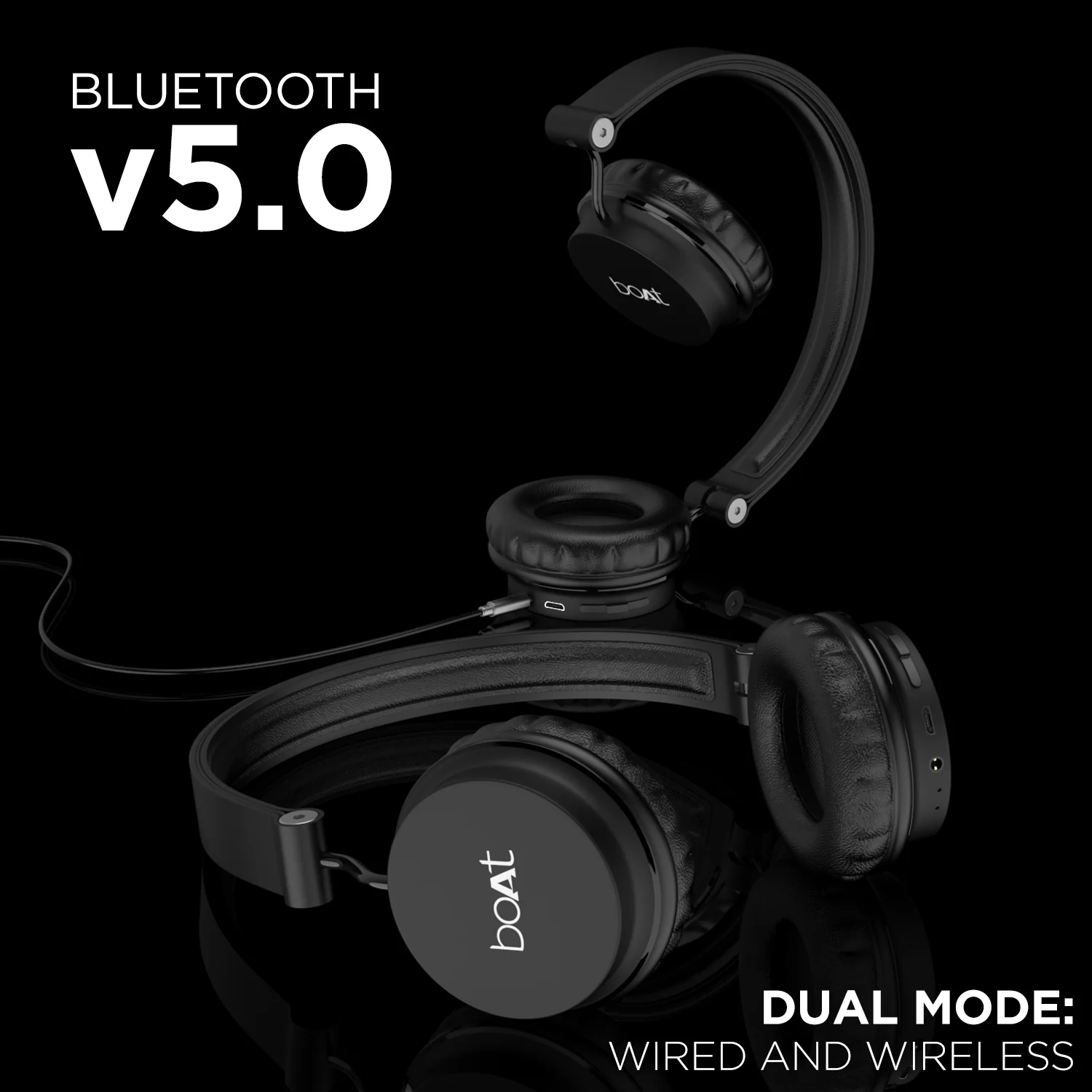boAt Rockerz 410 | Bluetooth Headphone for Work from Home, 8 Hours Playback, 40mm Dynamic Drivers, Super Extra Bass - Image 11