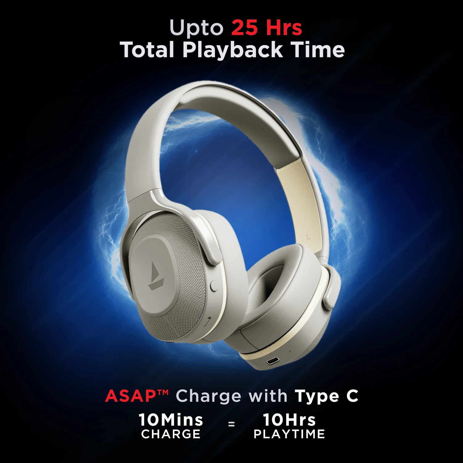 boAt Rockerz 425 | Wireless Bluetooth Headphone with 25 Hours Playback, ASAP Charge, 40mm Drivers - Image 10