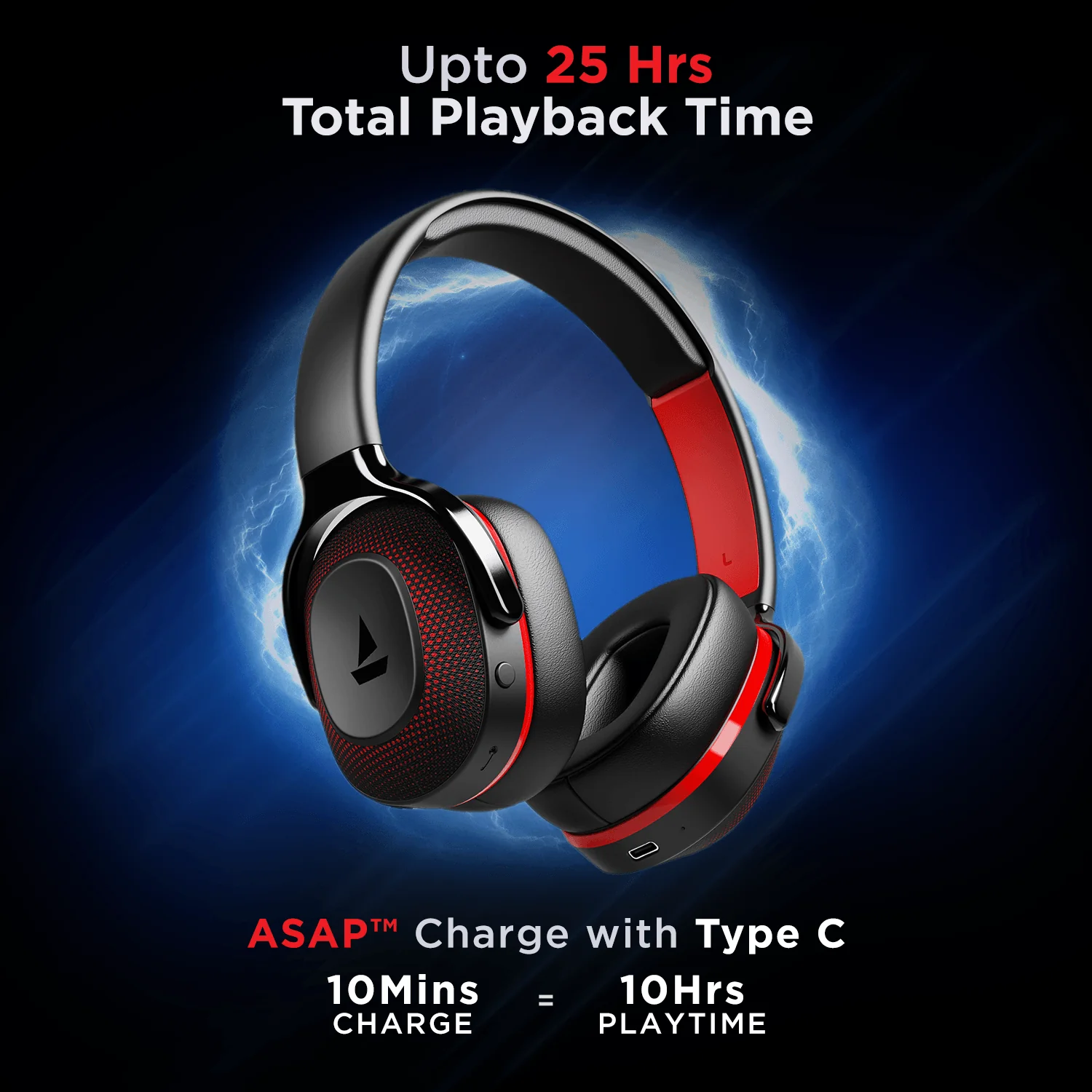 boAt Rockerz 425 | Wireless Bluetooth Headphone with 25 Hours Playback, ASAP Charge, 40mm Drivers - Image 11