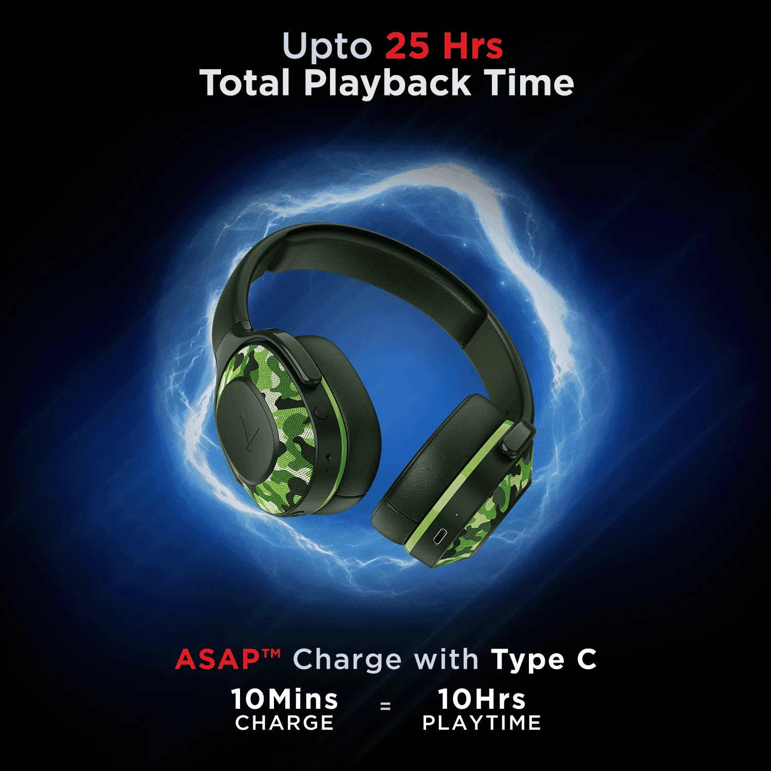boAt Rockerz 425 | Wireless Bluetooth Headphone with 25 Hours Playback, ASAP Charge, 40mm Drivers - Image 24