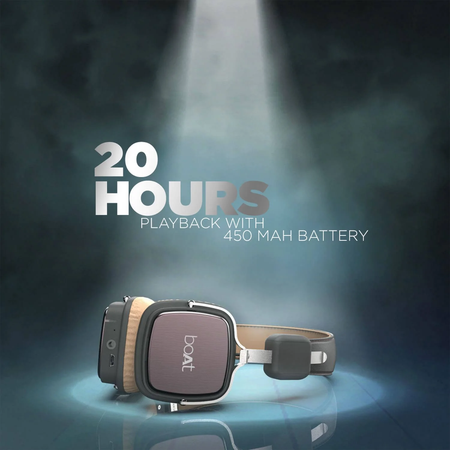 boAt Rockerz 600 | Bluetooth Headphone with 40mm Dynamic Driver, 8 Hours Playback, Easy Tap Controls, 300mah Battery - Image 7