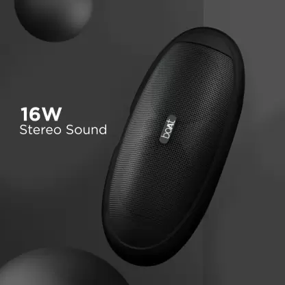 boAt Rugby Plus | Wireless Bluetooth Speaker with 16W Stereo Sound, Type C interface, Up to 7 Hours of Playtime - Image 10