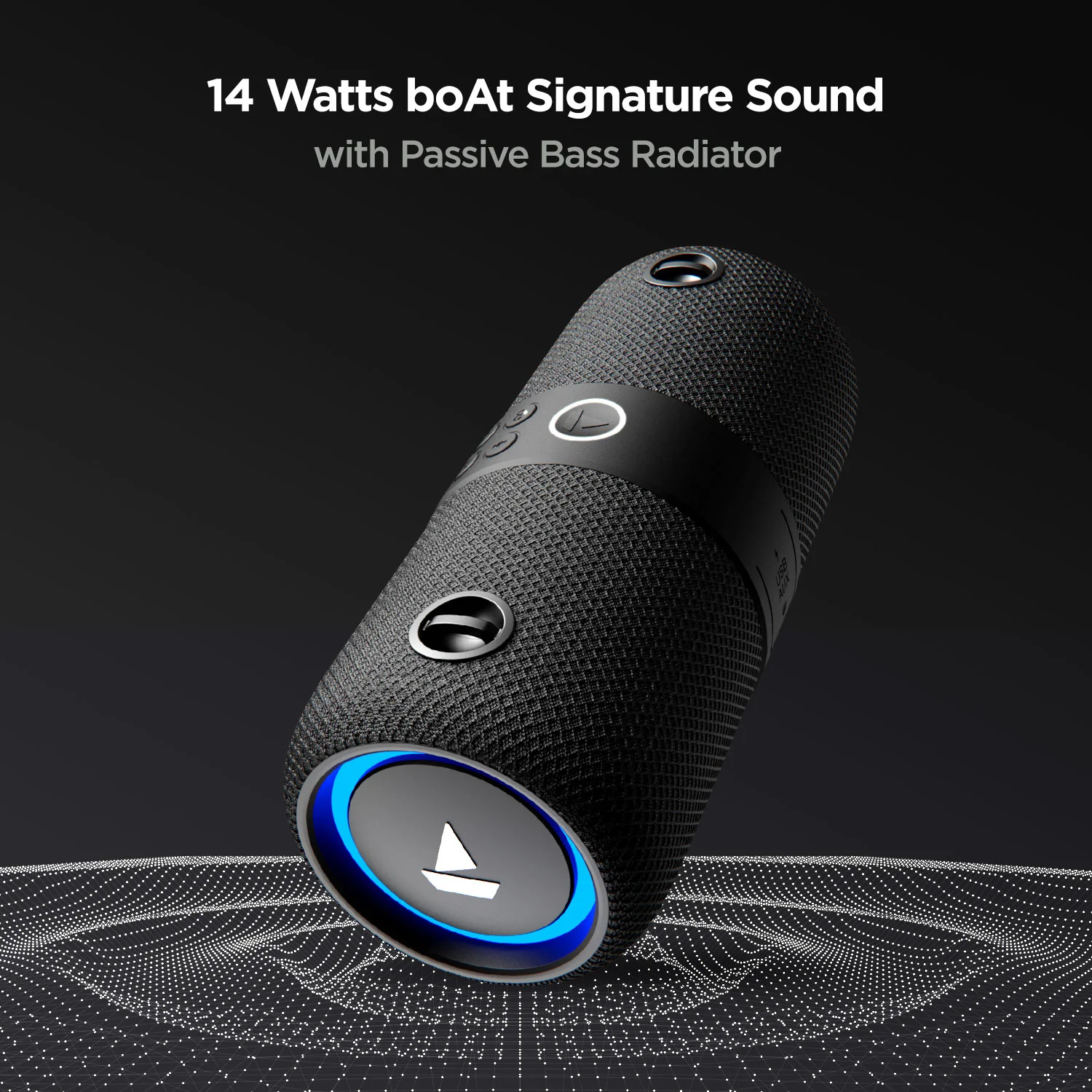 boAt Stone 1200 | 14W Portable Wireless Speaker with RGB LEDs, Up to 9 Hours of Playtime, AUX, USB and FM modes - Image 15