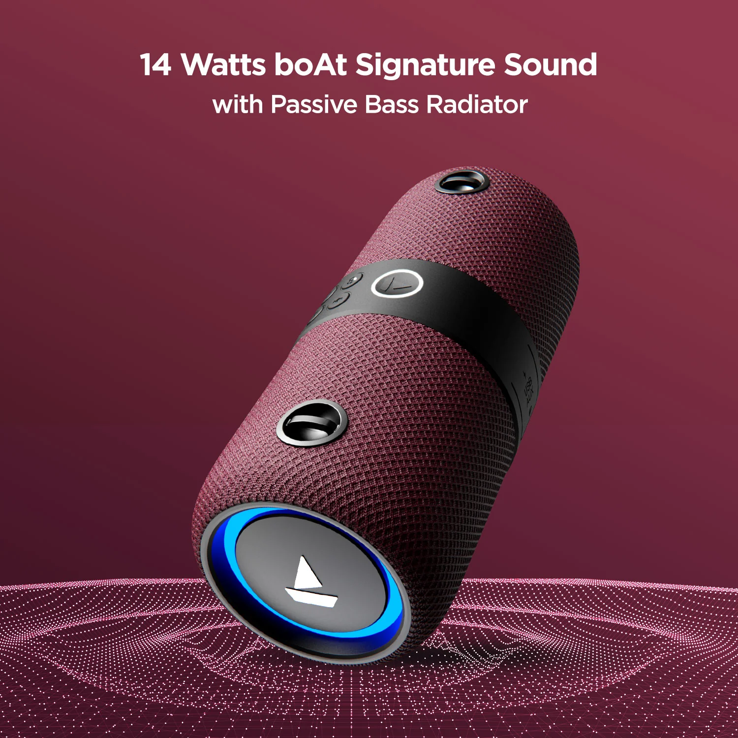 boAt Stone 1200 | 14W Portable Wireless Speaker with RGB LEDs, Up to 9 Hours of Playtime, AUX, USB and FM modes - Image 17