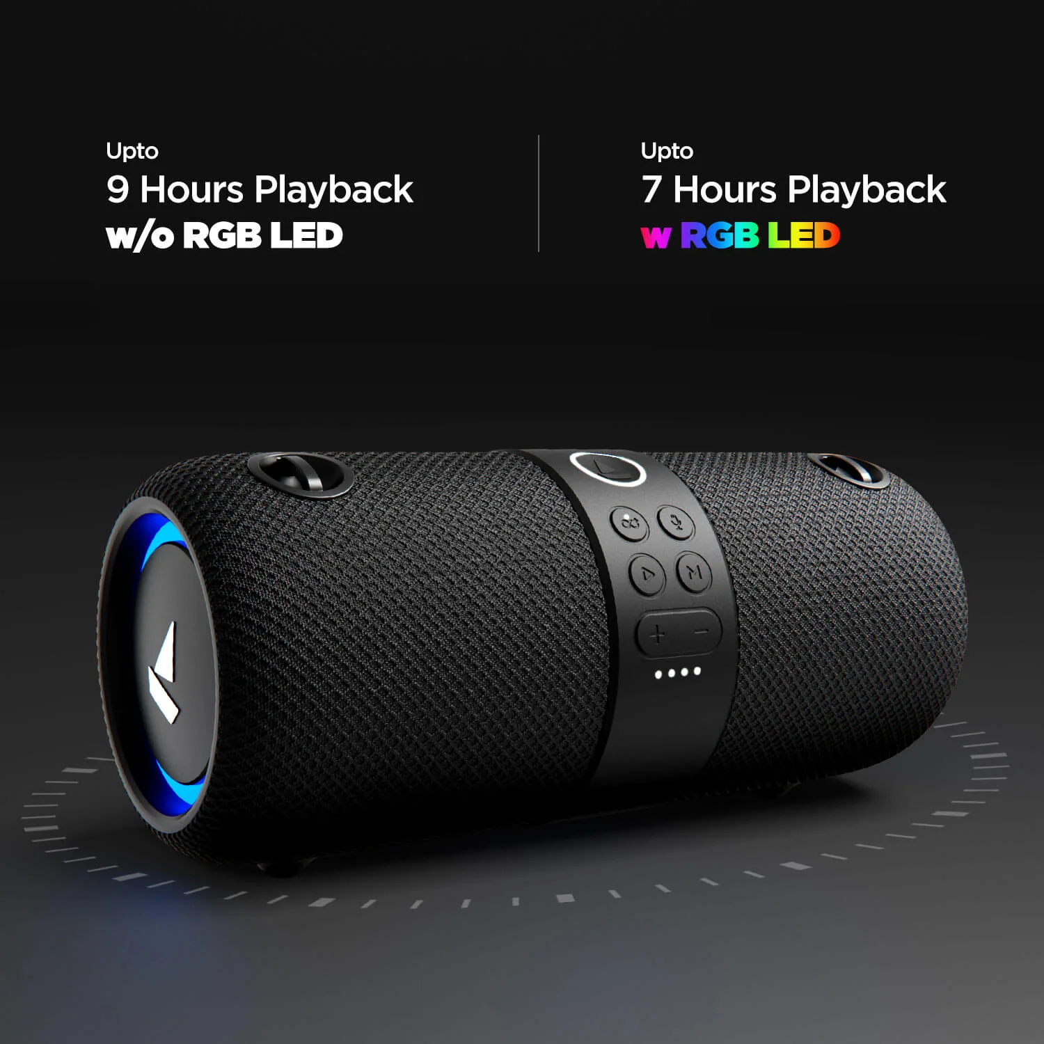 boAt Stone 1200 | 14W Portable Wireless Speaker with RGB LEDs, Up to 9 Hours of Playtime, AUX, USB and FM modes - Image 19