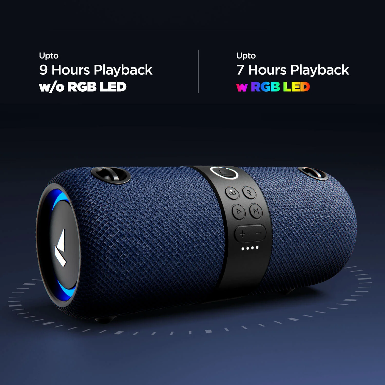 boAt Stone 1200 | 14W Portable Wireless Speaker with RGB LEDs, Up to 9 Hours of Playtime, AUX, USB and FM modes - Image 20