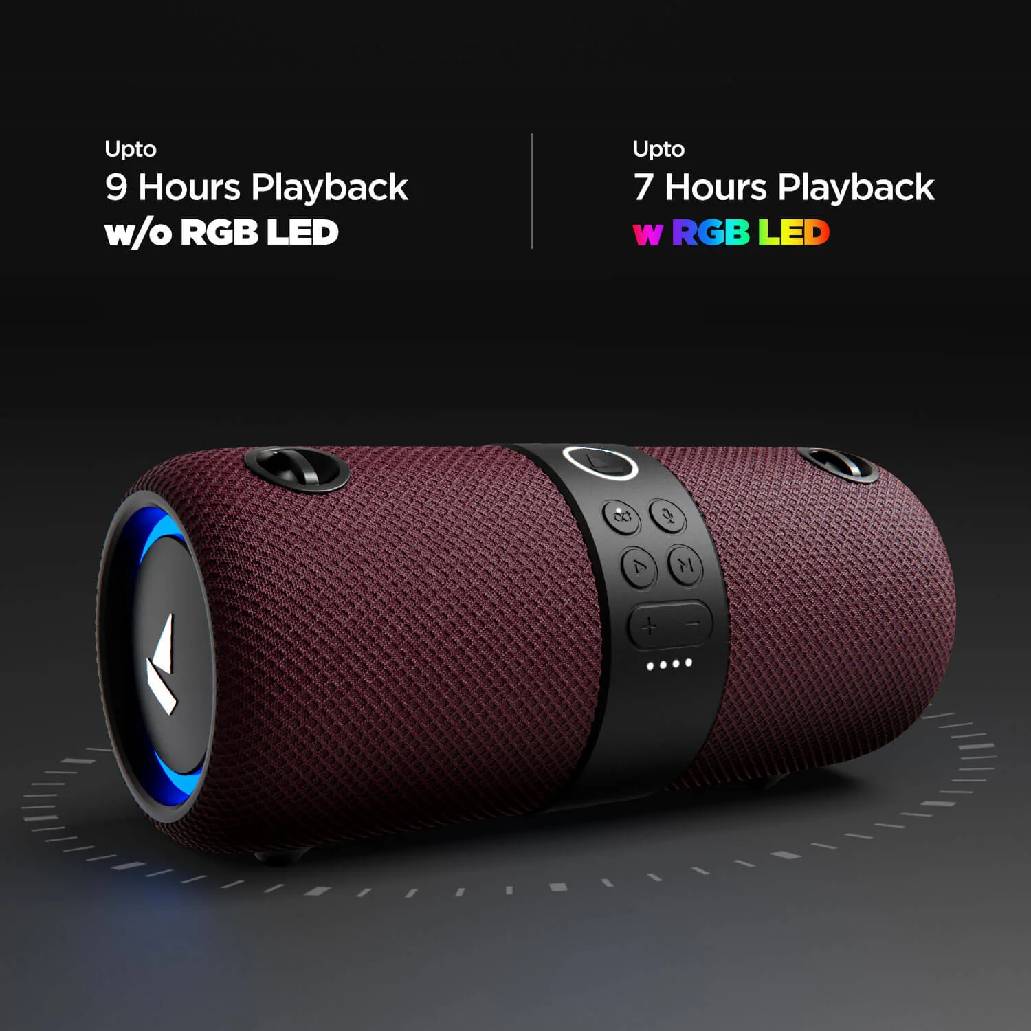 boAt Stone 1200 | 14W Portable Wireless Speaker with RGB LEDs, Up to 9 Hours of Playtime, AUX, USB and FM modes - Image 23