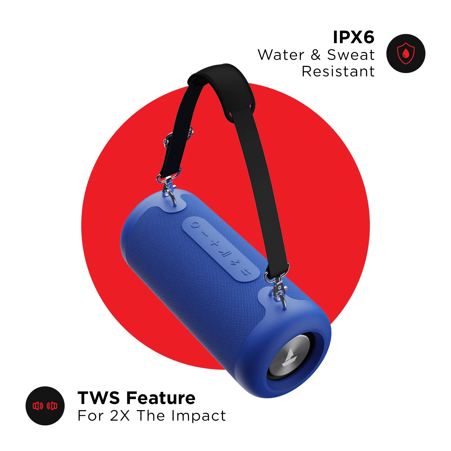 Stone 1350 | Powerful Bluetooth Speaker with 30W stereo sound, 5 Hours of Playtime, TWS technology - Image 9