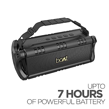 boAt Stone 1400 | Dynamic & Powerful 30W HD Sound, Compact IPX 5 Water Resistant Design, Huge 2500mah Battery - Image 5