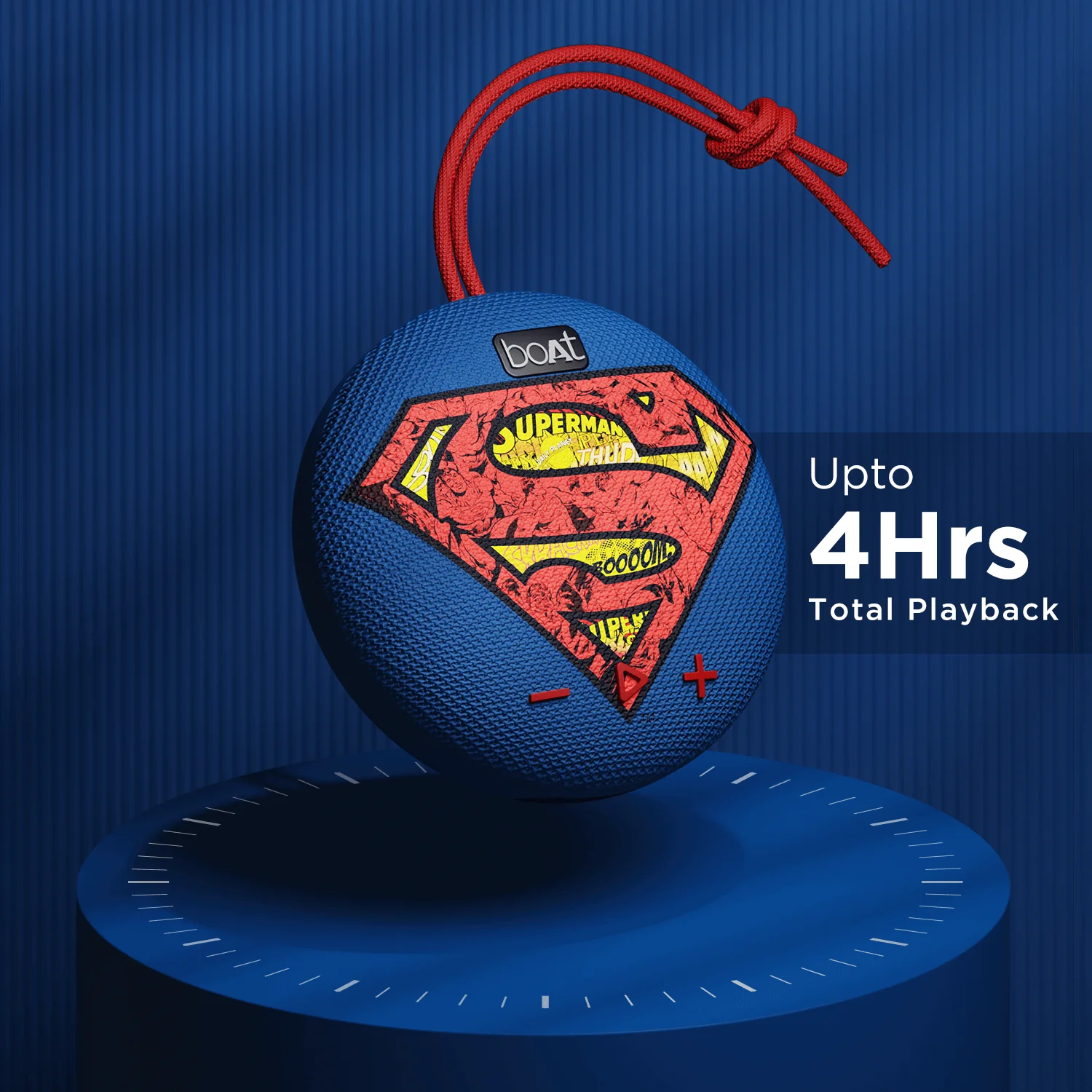 boAt Stone 190 Superman DC Edition | Portable Bluetooth Speaker with 5W RMS Sound, 4 Hours Playback, Bluetooth v5.0 - Image 5