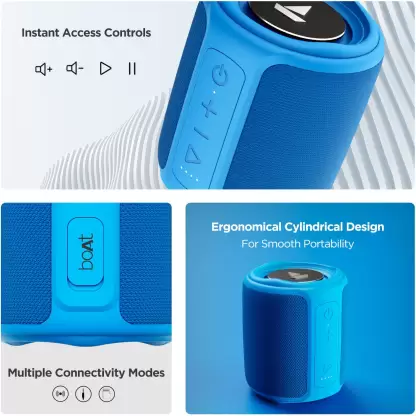 boAt Stone 358 | Portable Bluetooth Speaker with 10W Immersive Stereo, 12 Hours Playback, 2200  mAh Battery - Image 10