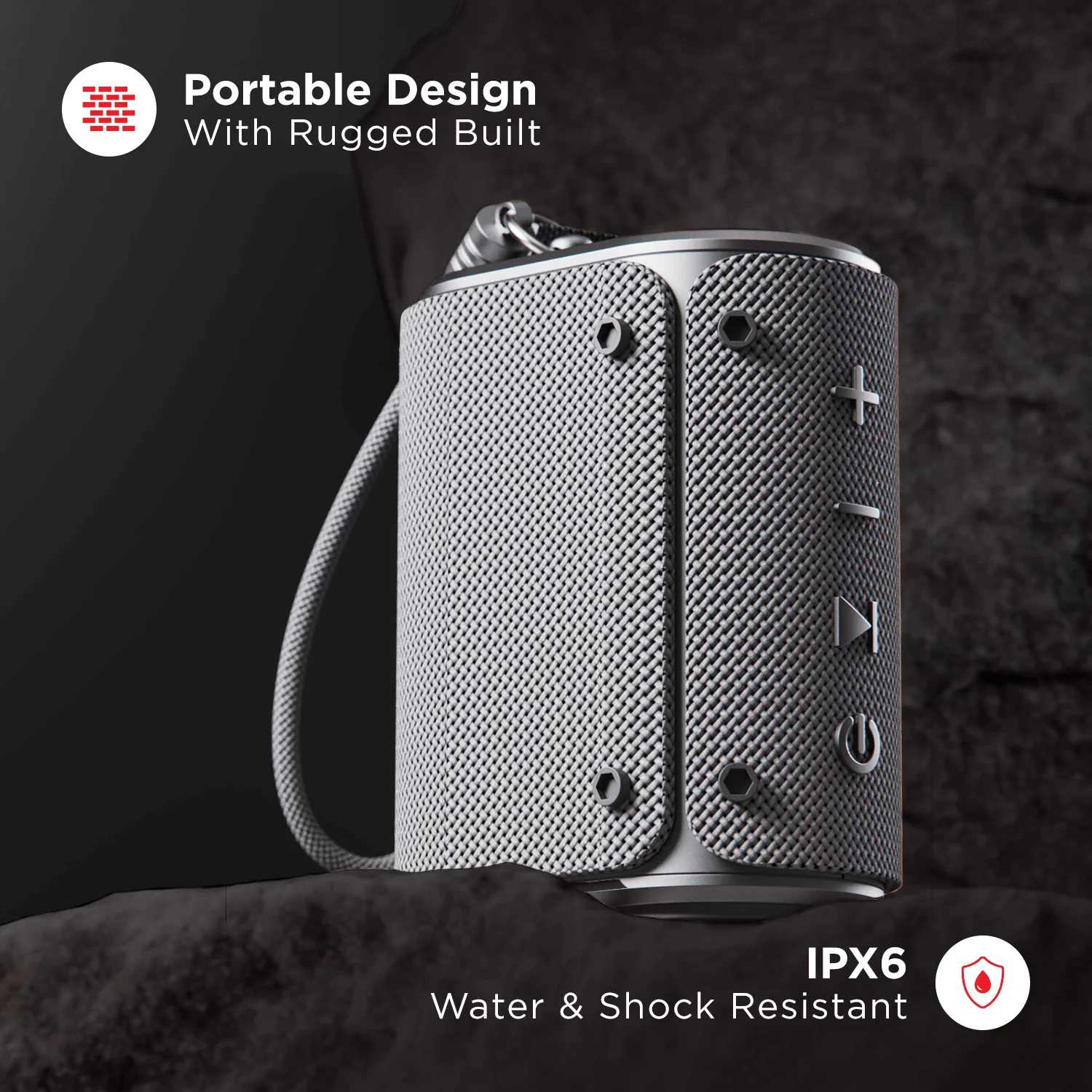 boAt Stone Grenade | Bluetooth Speakers with 1.75” Full-range Drivers, High Fidelity Stereo Sound, Up to 7hrs Nonstop Playback - Image 11