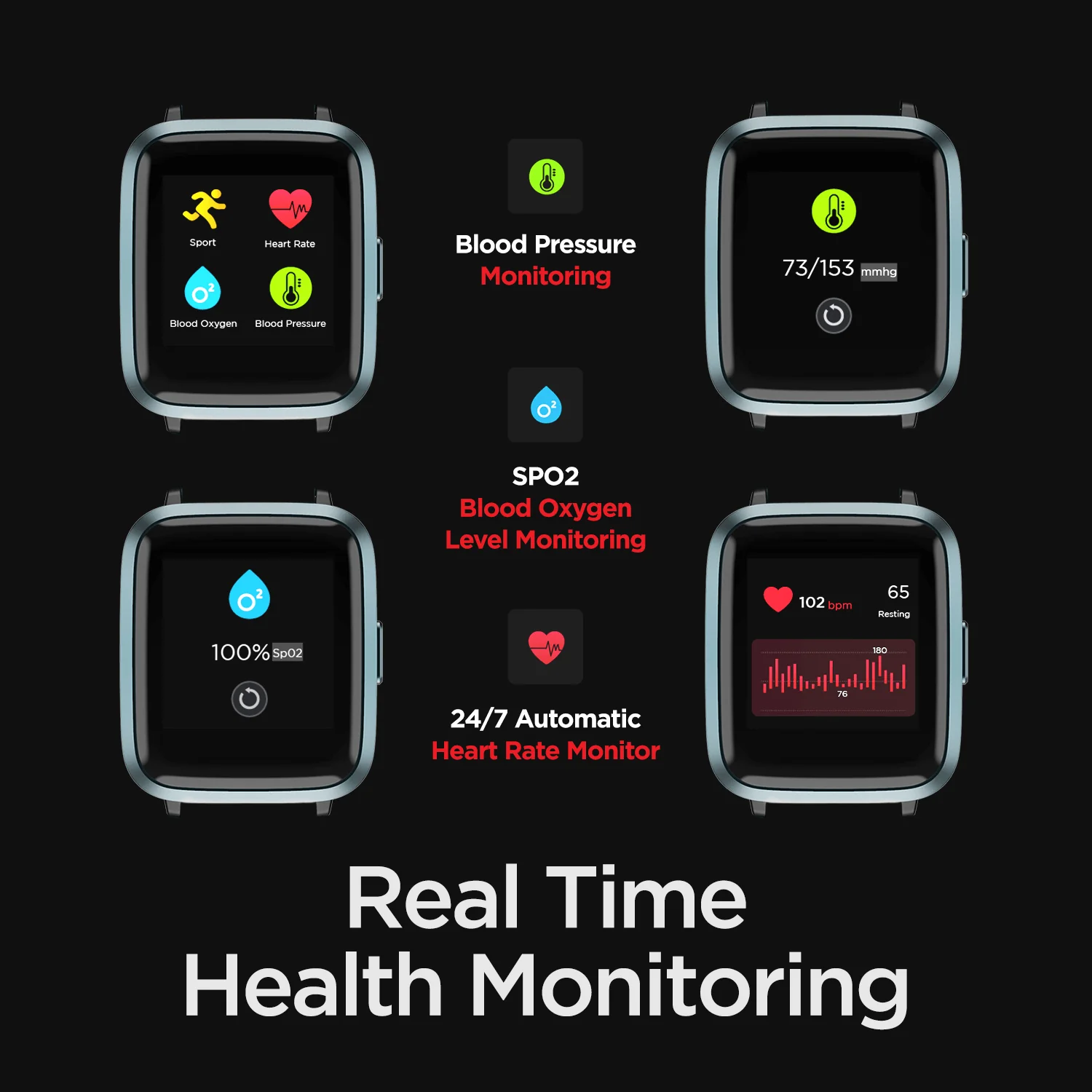 boAt Storm RTL | Fitness & Activity Tracker Smart Watch with 1.29" (3.3 cm) Curved Color Display, SpO2 Sensor and 8 Active Sports Mode - Image 27