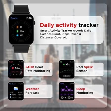 boAt Wave Lite | Smartwatch with 1.69" (4.29 cm) HD Display, Health Monitors, 100+ Watch Faces, 10 Active Sports Modes - Image 17