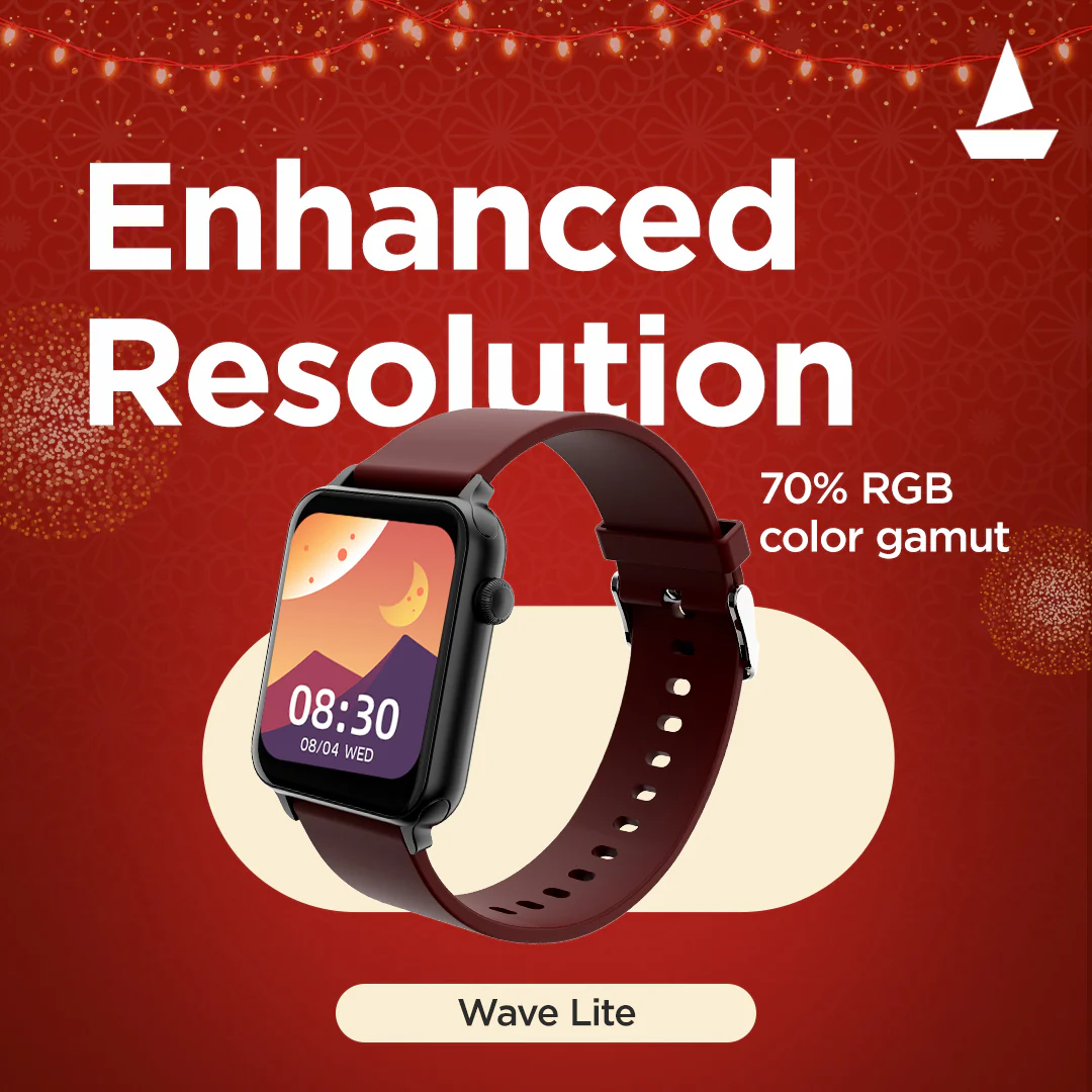 boAt Wave Lite | Smartwatch with 1.69" (4.29 cm) HD Display, Health Monitors, 100+ Watch Faces, 10 Active Sports Modes - Image 6