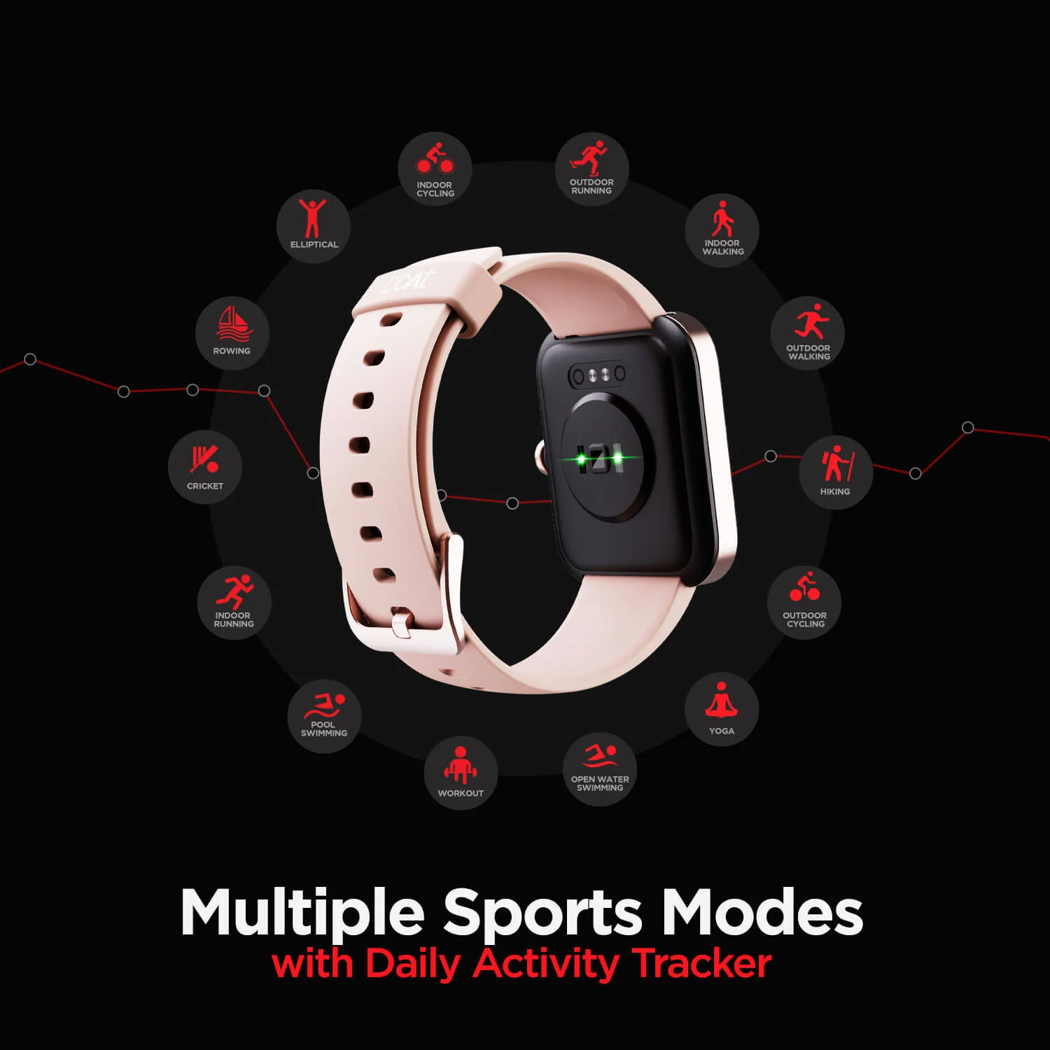 boAt Xtend‌ | Built-in Alexa, 1.69” (4.29 cm) Big Square Display, 14 Sports Modes, 15 Watch Faces - Image 25