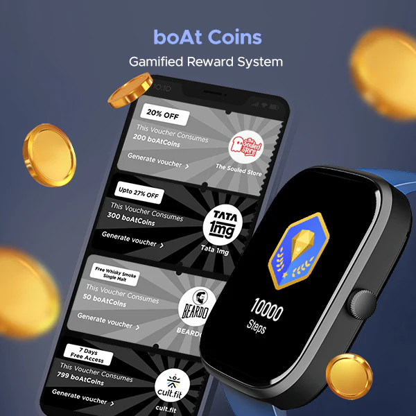 boAt Wave Convex | Smartwatch with 1.96" AMOLED Display, BT Calling, DIY Watch Face Studio, 700+ Active Modes - Image 14