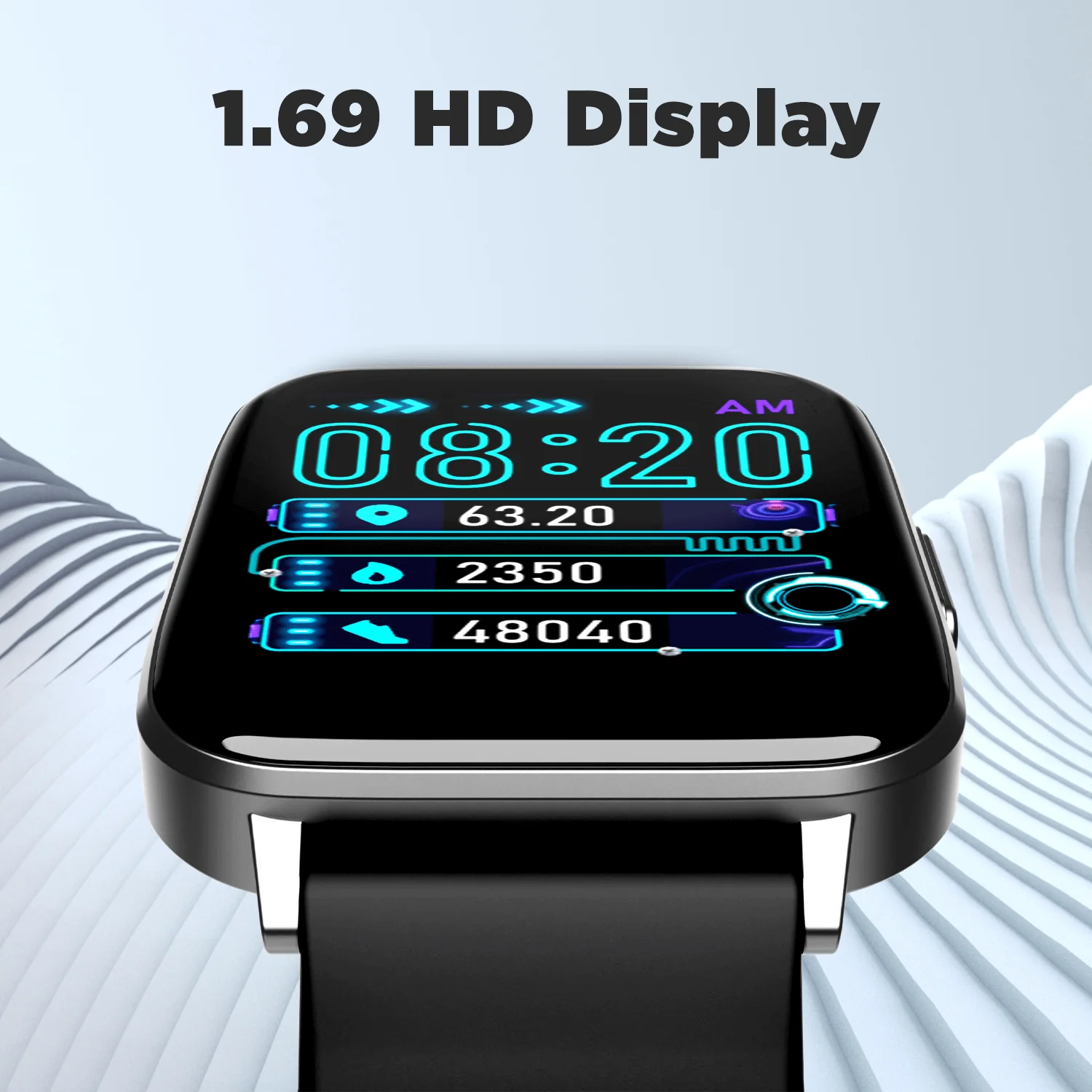 boAt Wave Elite | Perfect Fitness Tracker Smartwatch with 1.69" (4.29 cm) HD Display, 700+ Active Modes - Image 5