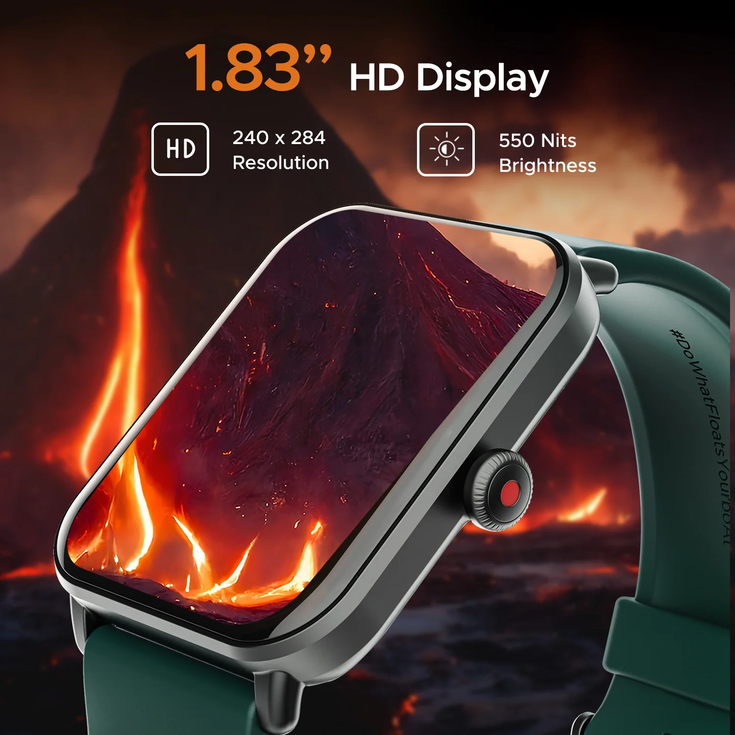 boAt Wave Fury | Bluetooth Calling Smartwatch with 1.83" (4.64cm) HD display, 30 days Battery, Heart Rate & SpO2 monitoring - Image 7