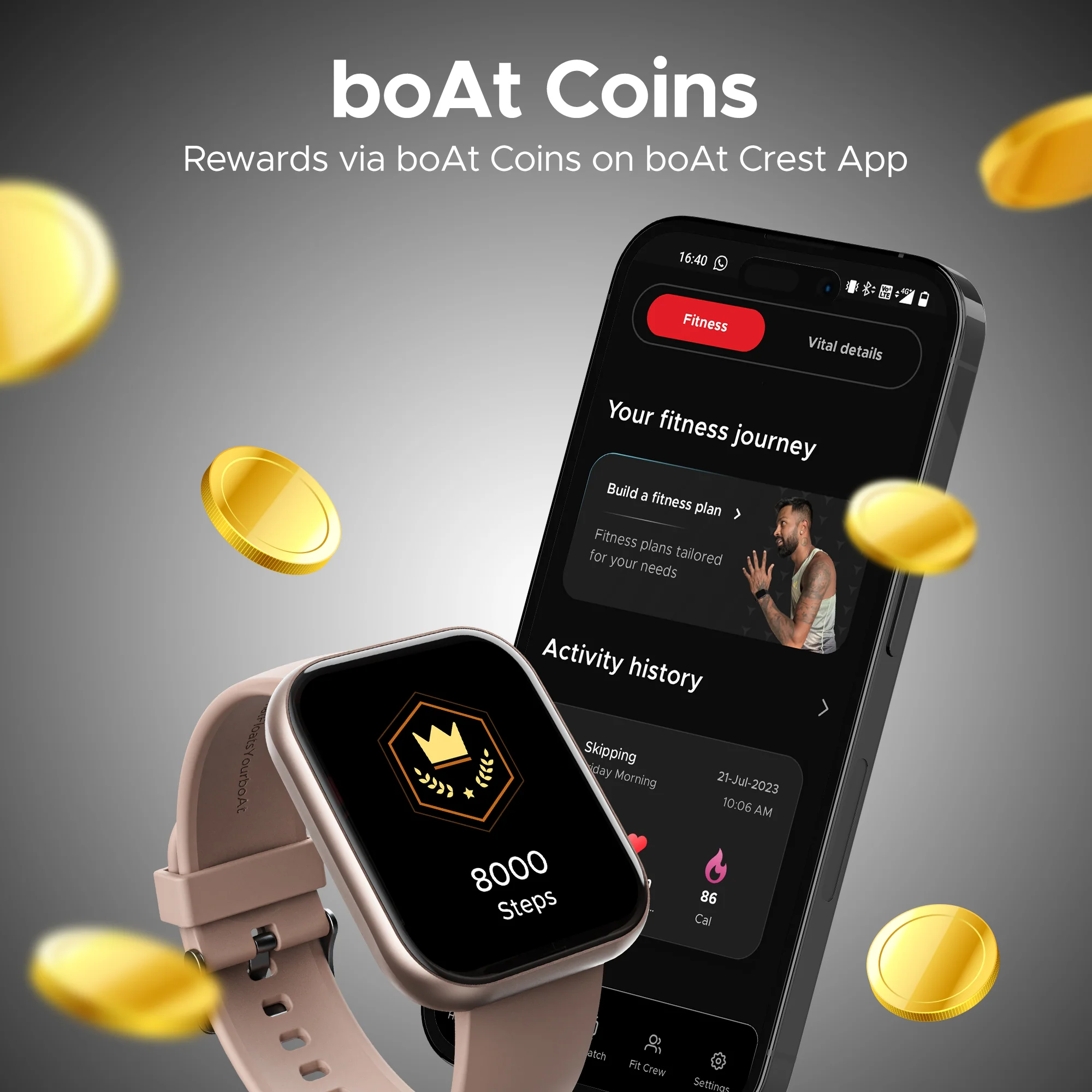 boAt Wave Neo Plus | Smartwatch with 1.96" (4.97cm) HD Display, BT Calling, 7 Days Battery Life, 700+ Active Modes - Image 17
