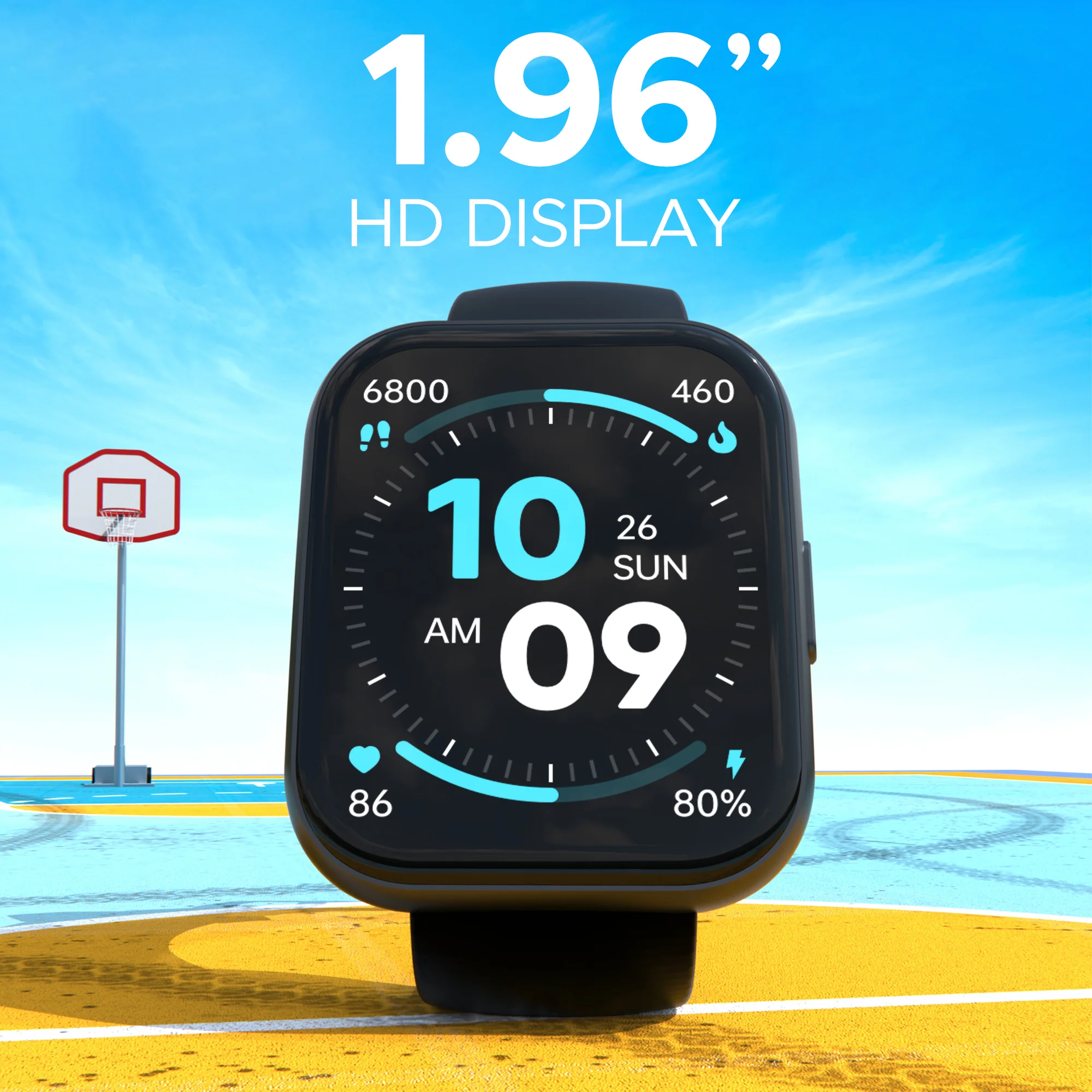 boAt Wave Neo Plus | Smartwatch with 1.96" (4.97cm) HD Display, BT Calling, 7 Days Battery Life, 700+ Active Modes - Image 6