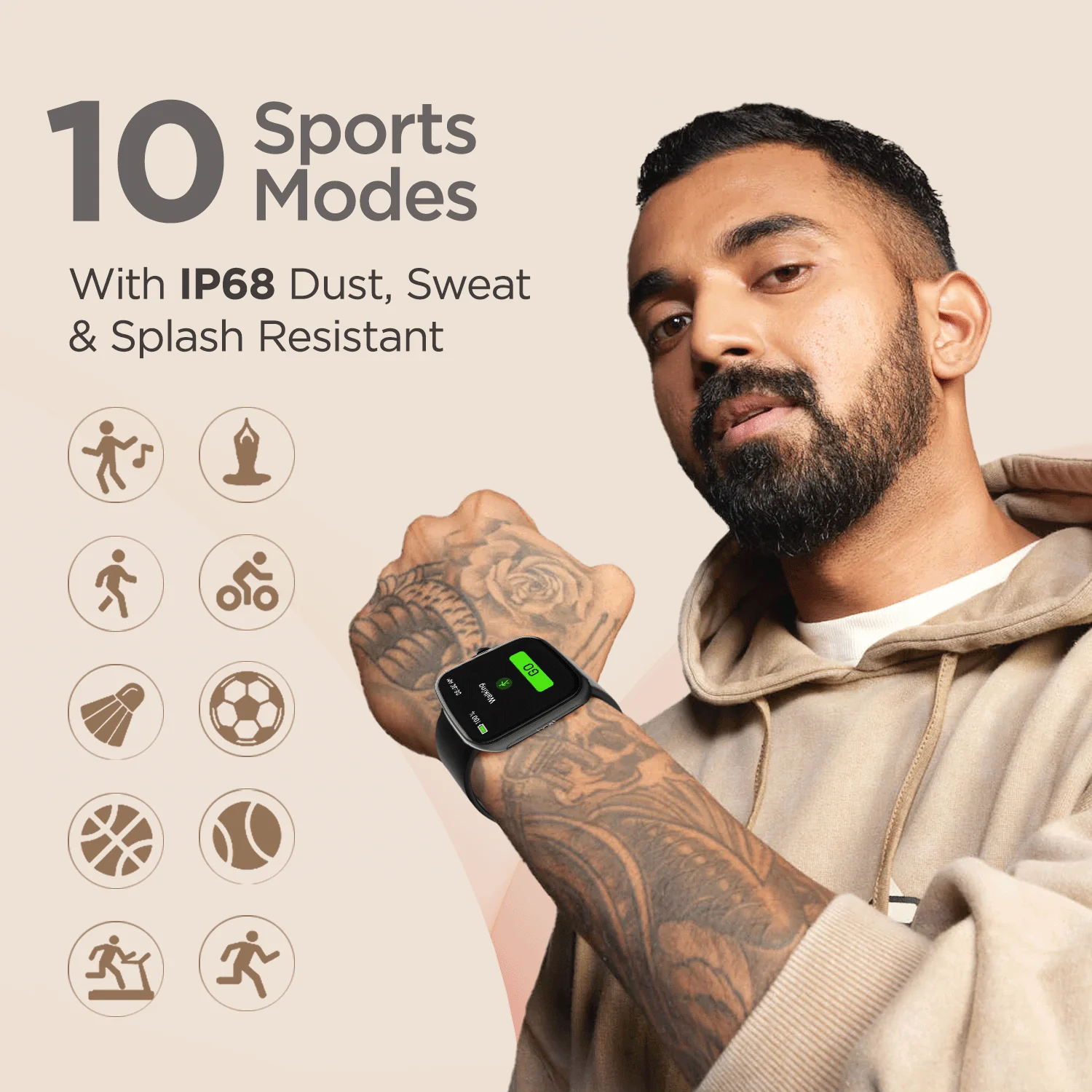boAt Wave Style | Premium Smartwatch with  7 Days Battery Life, IP68 Sweat & Water Resistance, 10+ Sports Mode - Image 7
